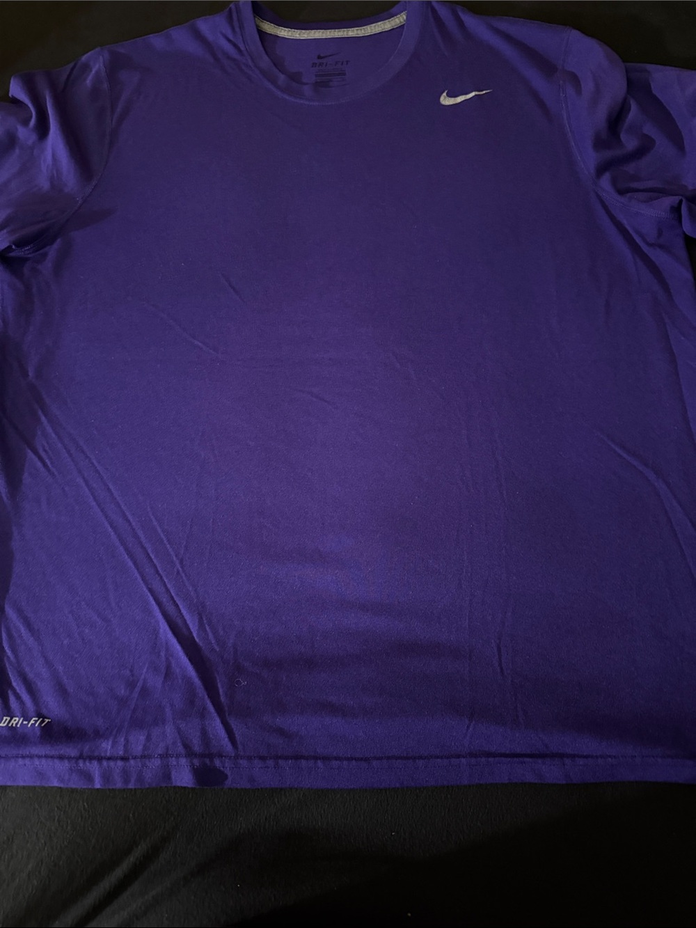 Nike Purple Short Sleeve Dri-FIT Crew Shirt